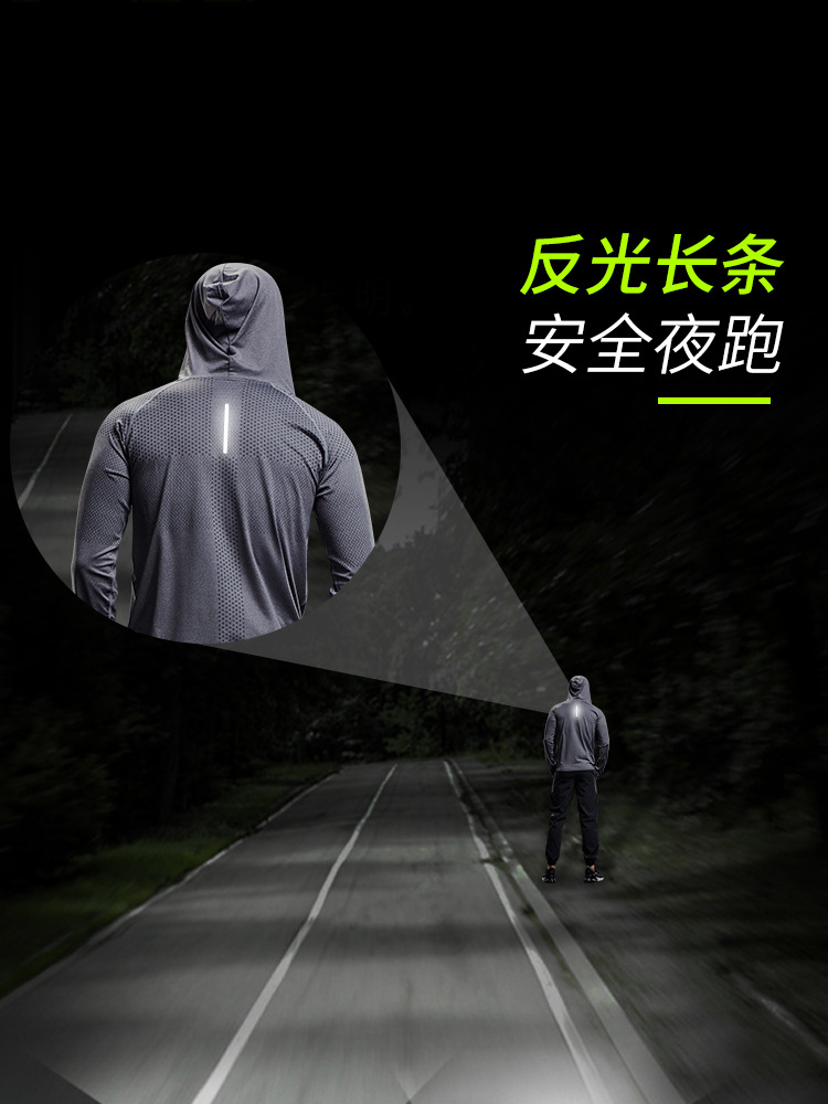Sudadera con Capucha de Manga Larga para Hombre, para Deportes, Correr, Fitness, Informal, Estilo Pullover, Chaqueta, 1 Pieza, Dropshipping, Tendencia