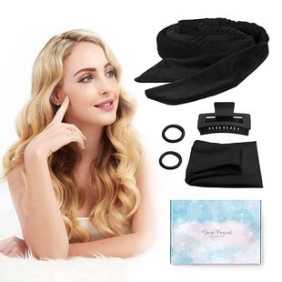 Cross-border Amazon Lazy No Heat Curling Iron Hair Band Curling Iron Hairdressing Big Wave Sleep Gift Set