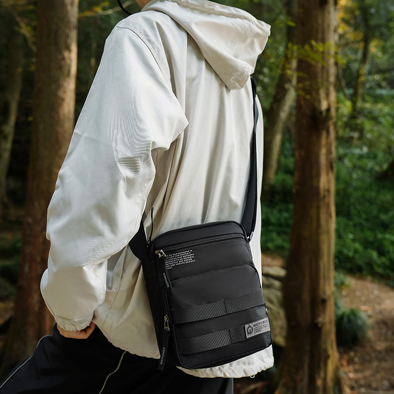 WEPOWER nuevo estilo de moda bolso de hombro de negocios resistente al desgaste, anti-derramamiento, hombre viaje de viaje, bolso de hombro