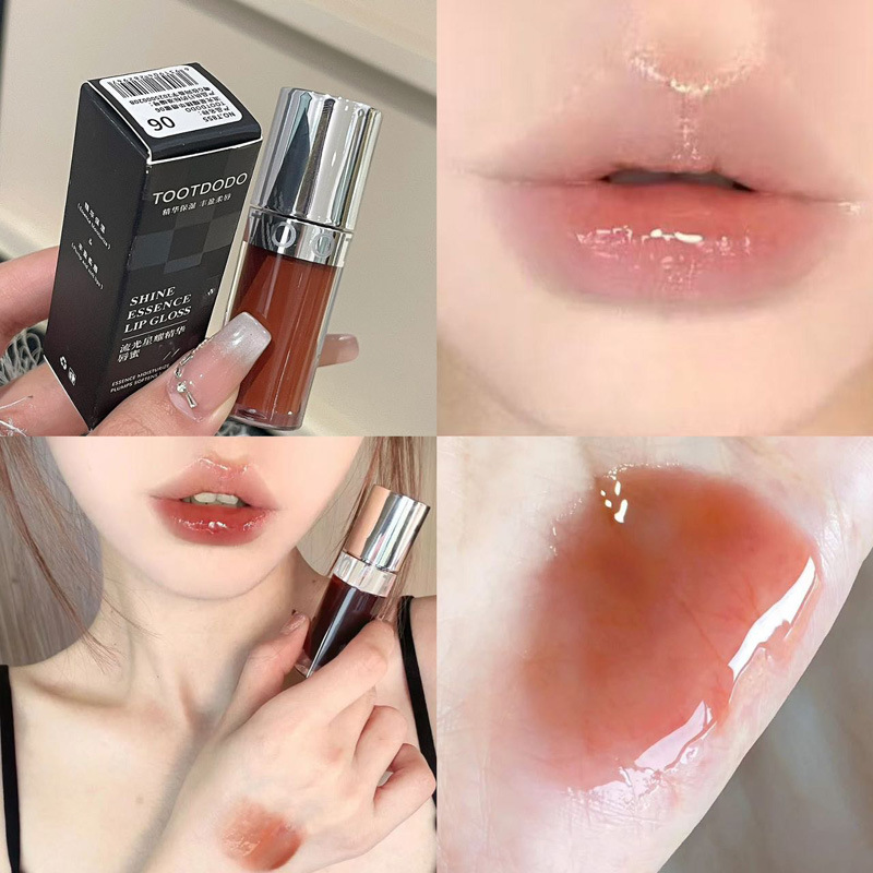 Toot Dodo streamer Star Essence Brillo de labios Hidratante Vidrio Brillo de labios Puro Deseo claro Maquillaje transfronterizo
