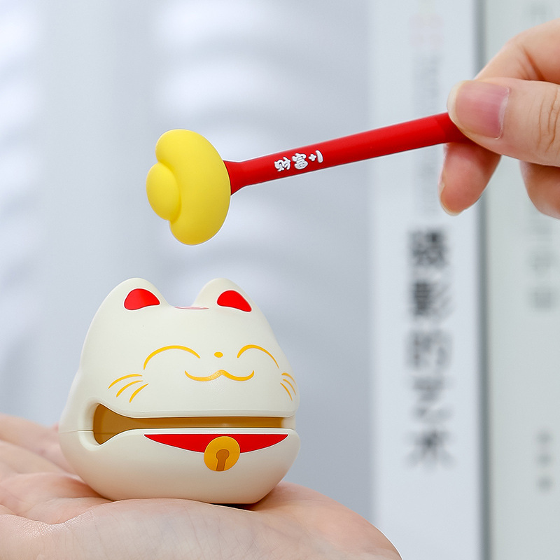 Office Stress-Relief Tapping Wooden Fish Desktop Ornament Creative Leisure Item Fortune and Merit Wooden Fish