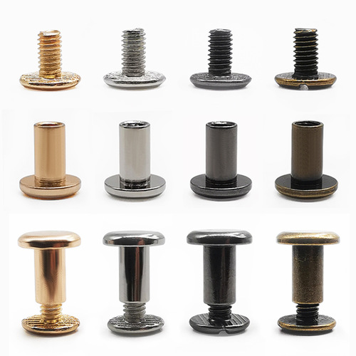 Copper I-shaped nails, locking screws, flat-head ledger nails, belt screws, letter rivets, belt twisted double-sided rivets