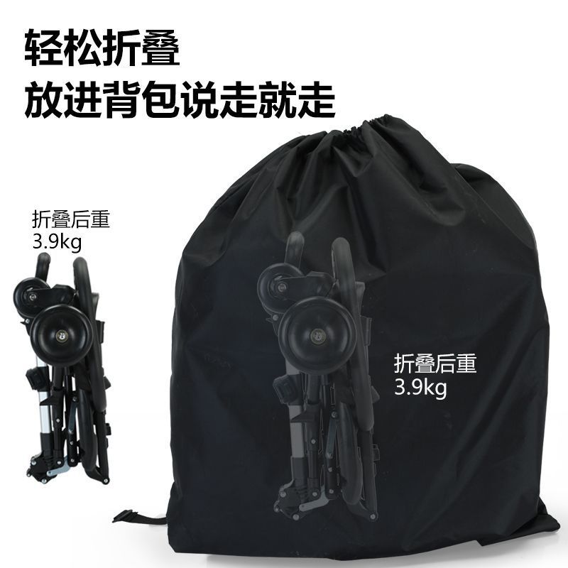 溜娃神器婴儿轻便可折叠儿童手推车双向宝宝推车外出遛娃一键折叠