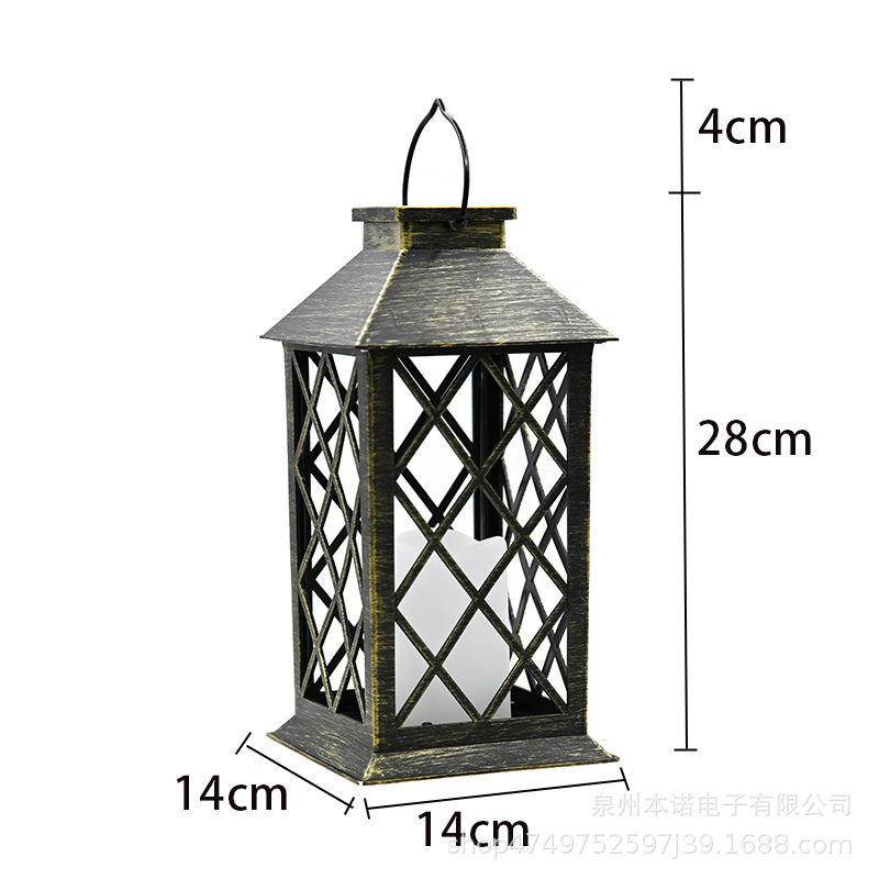 유리 촛불 바람 램프가없는 파란색