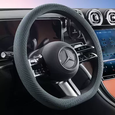 Car Steering Wheel Cover Food Steering wheel cover - liquid-silicone-steering-wheel-cover-grey-one-piece-33-42