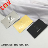 Черная металлическая карточка участника из нержавеющей стали для визитных карточек, «сделай сам», зеркальный эффект, золото и серебро