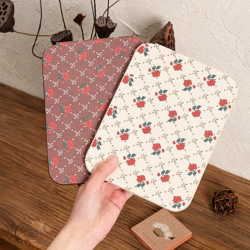 Зеркало для макияжа, складное простое ручное зеркало для макияжа высокой четкости, настольное зеркало для студенческого общежития, настольное зеркало принцессы