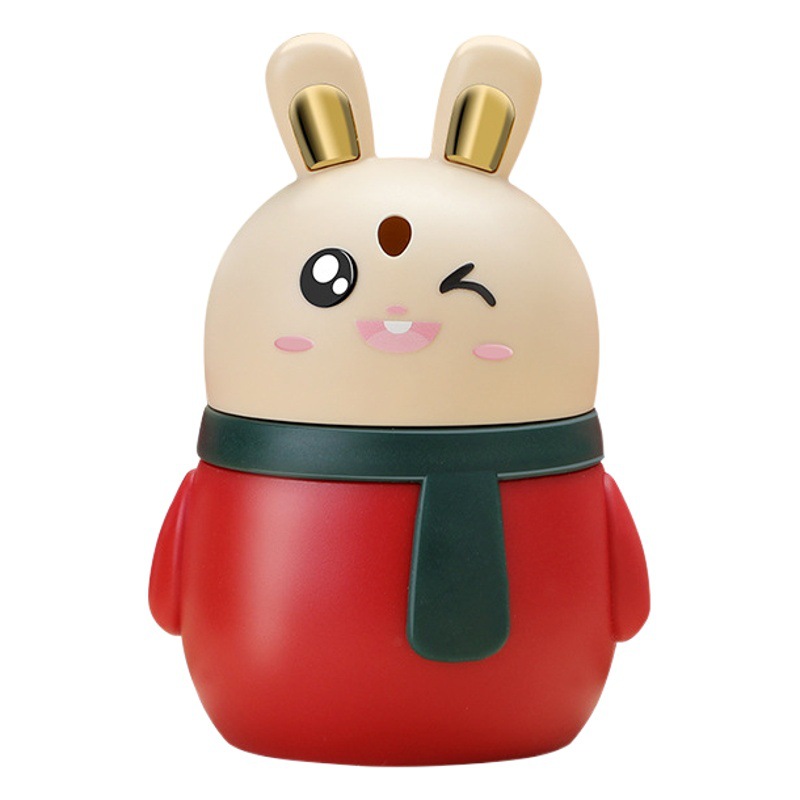 Rabbit Toothpick Tube Household Living Room Creative New Year Toothpick Box Cartoon Press Automatic Toothpick Bottle Gift