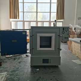 1400℃箱式氢气炉 陶瓷纤维炉膛 硅碳棒加热 尾气燃烧 操作安全