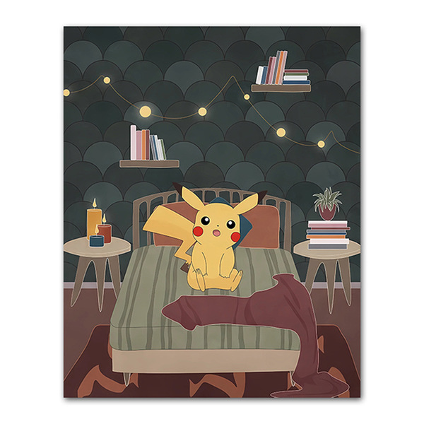 Cross -border Shopee Japanese anime decorative painting Pokémon…