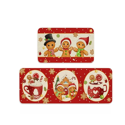 Set | Avtomobil döşəmə paspasları - christmas-7-4060cm-new-diatom-mud