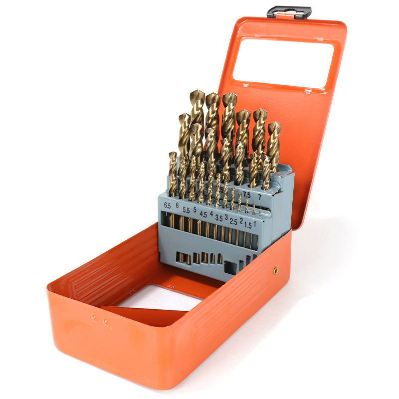 Cobalt-Containing Twist Drill Bit Set for Stainless Steel, Special Hand Electric Drill, Alloy Steel, Metal Woodworking Drilling, High-Strength Drill Bits