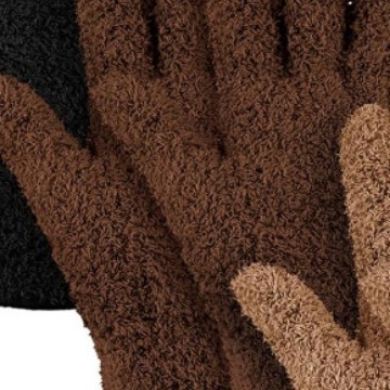 Guantes de microfibra para quitar el polvo de Amazon, guantes de lana coral, guantes para limpieza de coches, guantes de media lana para mayor comodidad.