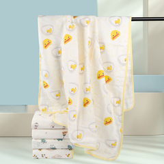 Extra large mesh bag packaging 100*150CM 6-layer high-density gauze bath towel, children's bath towel, cover and air-conditioning quilt