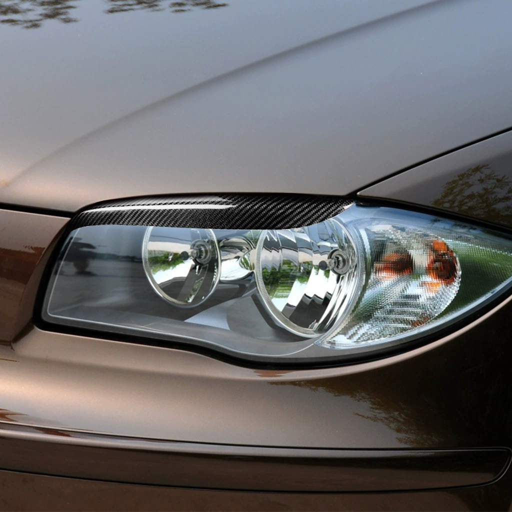 Подходят для 04-11 BMW E81 E82 E87 E88 128i 135i карбоновые волокна светодиодные фары для тюнингованных автомобилей