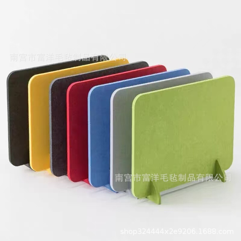 Felt Baffle DIY Desk Screen Windproof Foam Partition Board Student Desk Partition Isolation Board Creative Partition