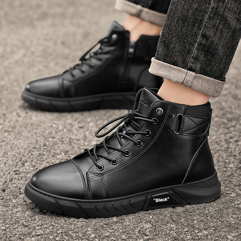 Botas Martin de suela blanda versátiles para todas las estaciones, zapatos nuevos especiales de comercio exterior de gran tamaño para hombre, transfronterizos 2025