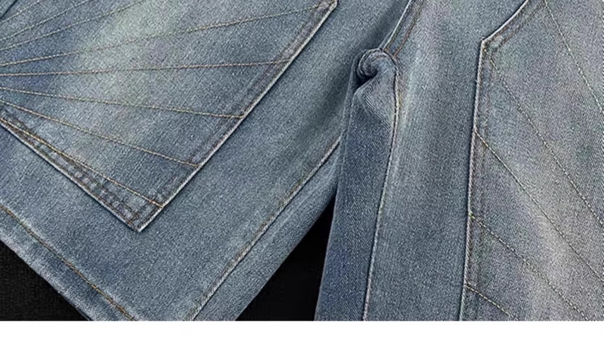 Men's Summer Distressed Denim Shorts Retro Trendy Loose Fit Straight Leg Five Point Mid Waist Long Cotton Jeans_mkmklike.com