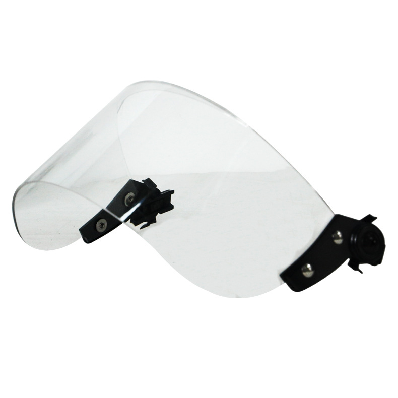 Lentes transparentes a prueba de viento máscaras antidisturbios máscaras de guía FAST máscaras de casco CS protección facial anti-bala anti-golpe