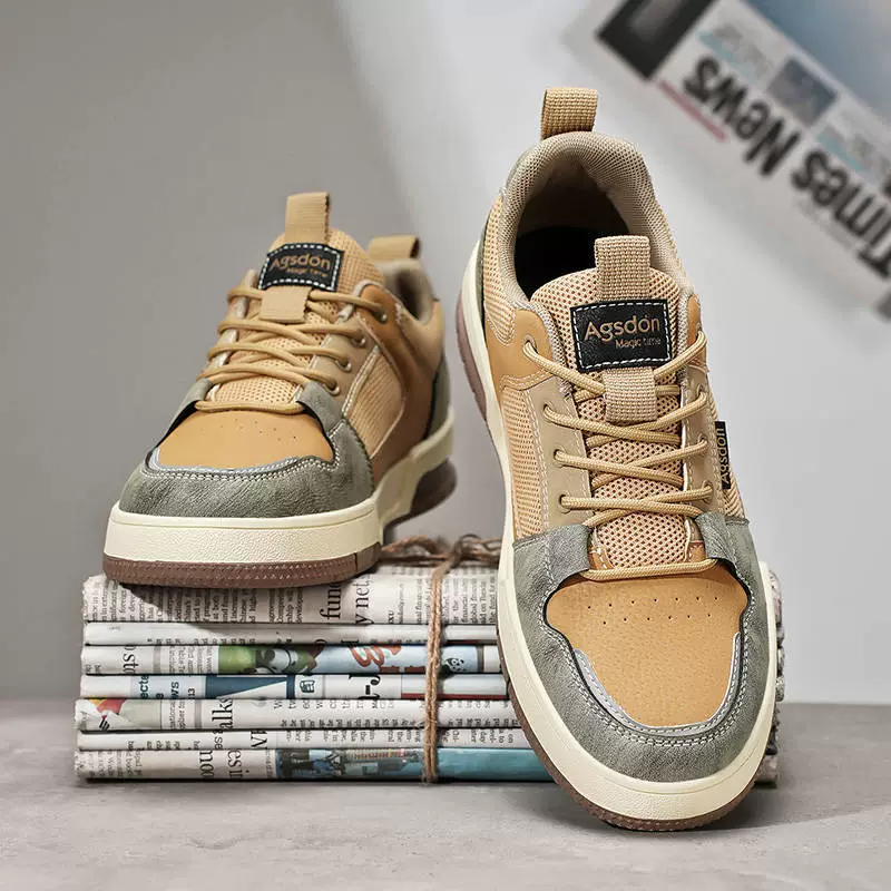 Augusten 2025 новые дышащие кроссовки мужские кроссовки весенние мужские повседневные ботинки премиум-класса приливная обувь