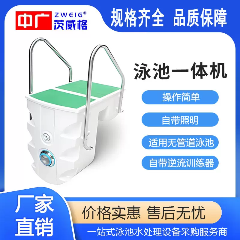 厂家直销壁挂式泳池一体机多功能泳池循环过滤器消毒一体水处理器