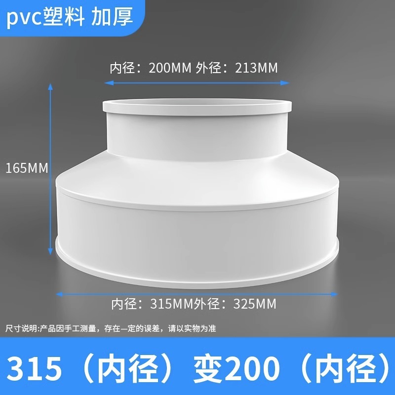 減圧継手、大小排気管、煙管、減圧リング、PVC水道管継手、卸売変換、100から75、75から50へ|undefined