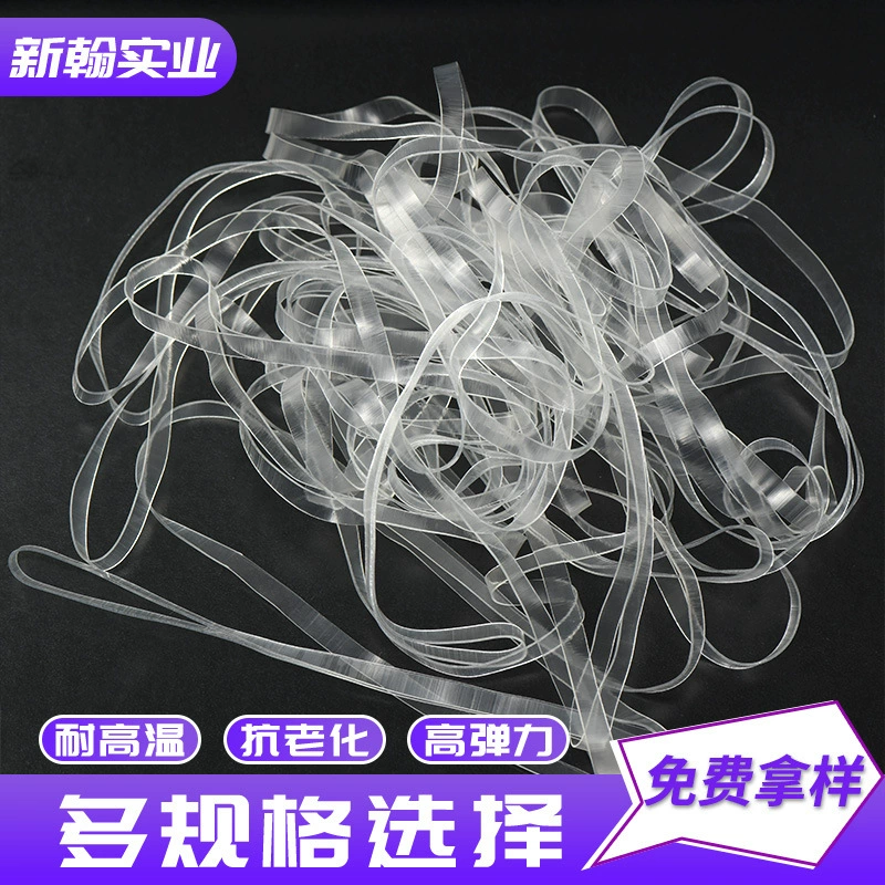 Производители изготовленные на заказ резиновые кольца TPU с высокой пулей одноразовые антистарение прозрачные резиновые ленты