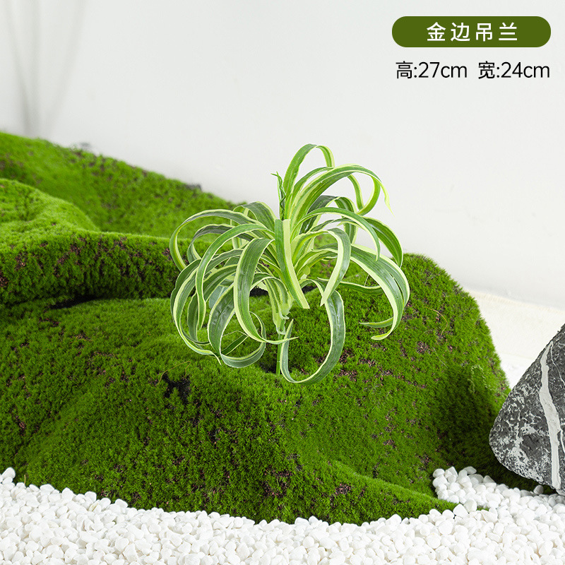 Simulación de plantación y paisajismo verde, materiales de distribución pequeños de todo uso, materiales auxiliares, arreglos florales, helechos, césped falso, decoración de plantas pequeñas, decoración de paisaje image 25