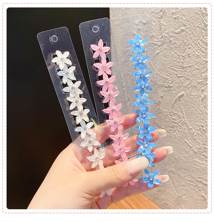 40g Weight Hair Claws Hair Accessories Type 10 Barrettes Quantity Cute Kid'S Flower Acrylic Synthetic Resin Hair Claws