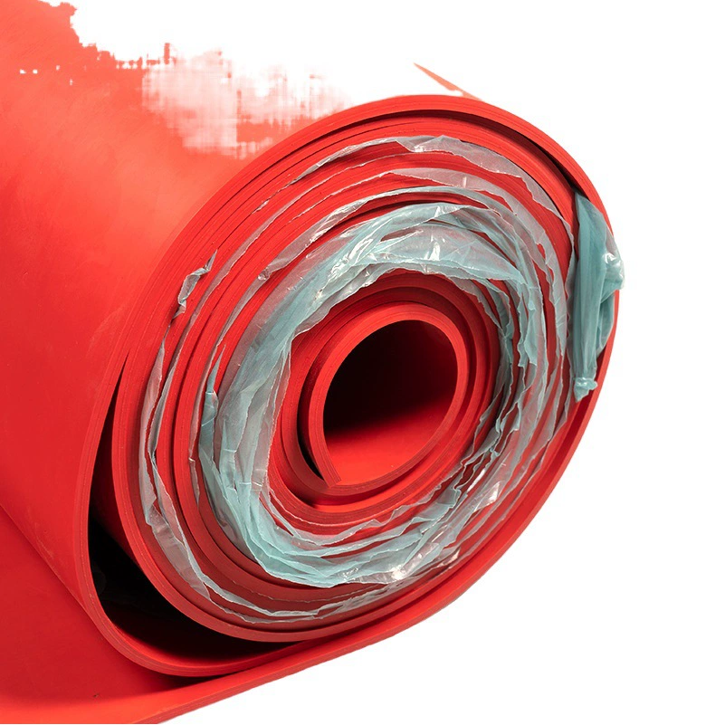 50-градусная красная пластина из натурального каучука, изолирующая резиновая пластина, буфер, амортизирующая резиновая прокладка, пластина из натурального каучука, прямая продажа с фабрики