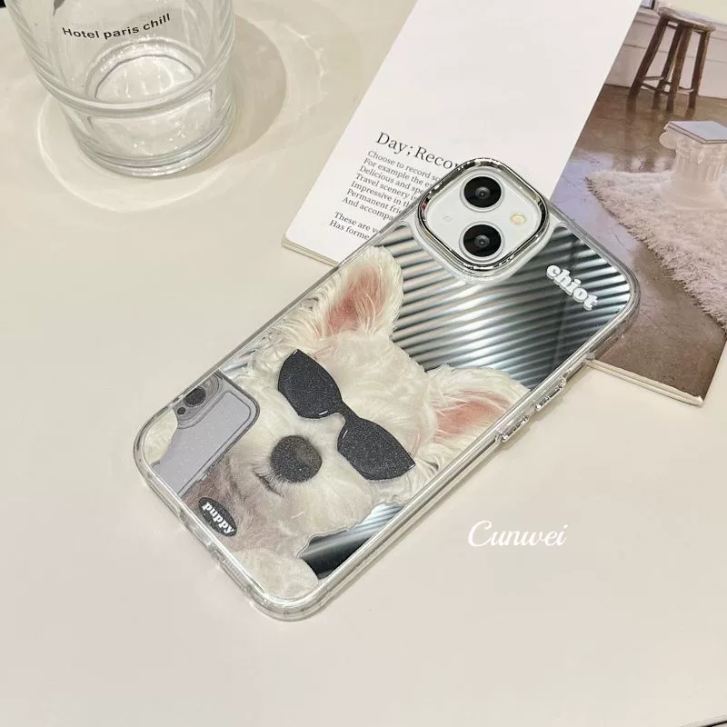 Apple, брендовые солнцезащитные очки, iPhone 16, чехол для телефона, iphone, 15promax, зеркальный эффект, защита от падения