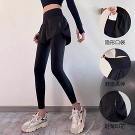 瑜伽长裤;健身服;瑜伽服