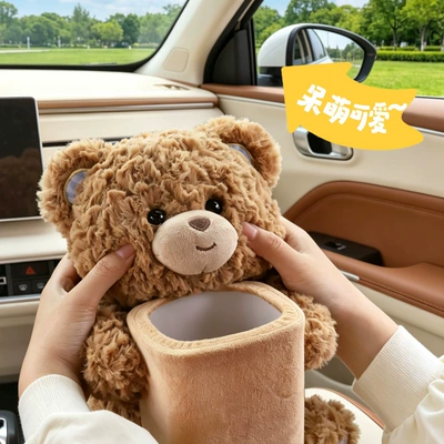 Car tissue box/set – Bear Car Tissue Box and