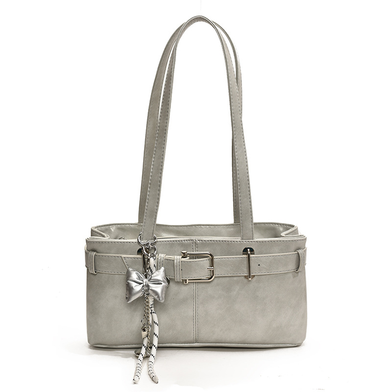 그레이 + 실버 러브 보우