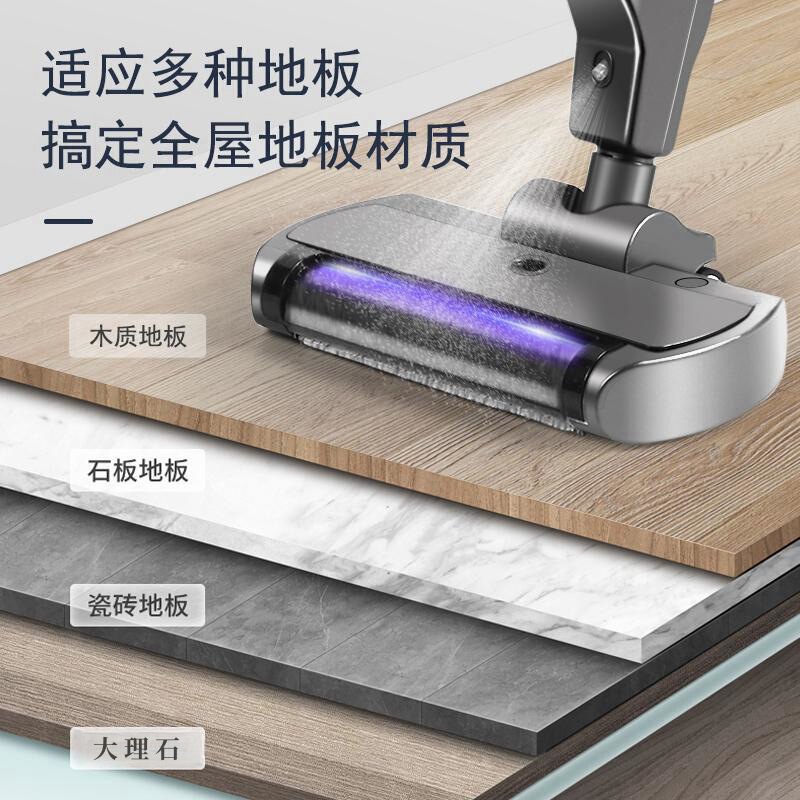 スマートワイヤレスハンドヘルドスクラバー家庭用全自動電動モップ乾湿両用掃除吸引モップモップ洗浄機|undefined