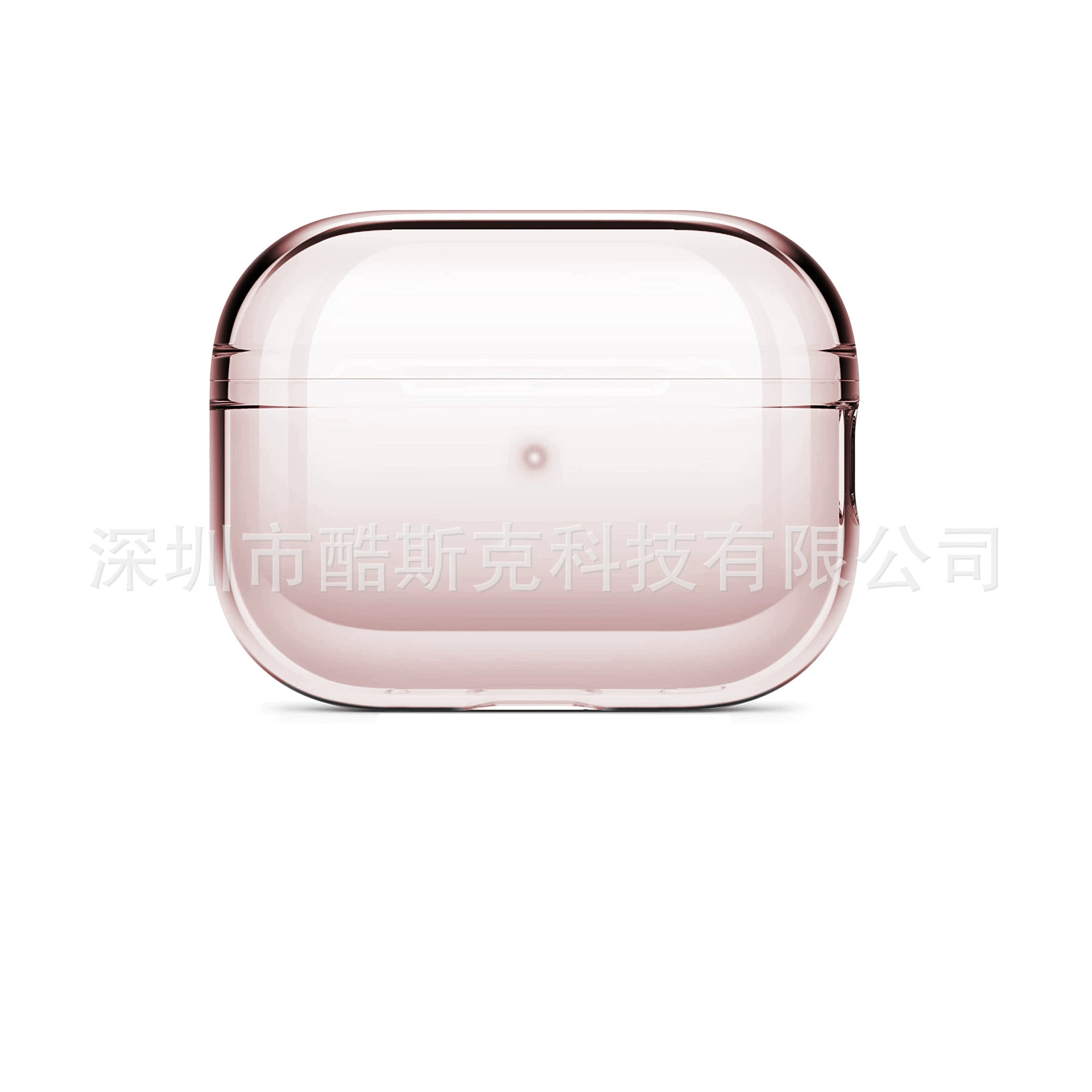 Защитный чехол (Apple) AirPods Pro 2 — TPU-накладка с интегрированной карабиной, прозрачные цвета