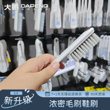 大鹏升级款浓密毛刷鞋刷加长防滑手柄强力去污不伤鞋家用洗鞋神器