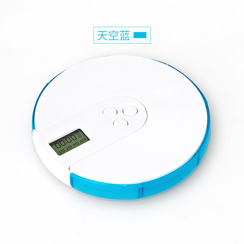 7日間1週間ポータブルスマートタイマーリマインダー電子ピルボックス薬丸薬収納ボックスピルディスペンサー|undefined