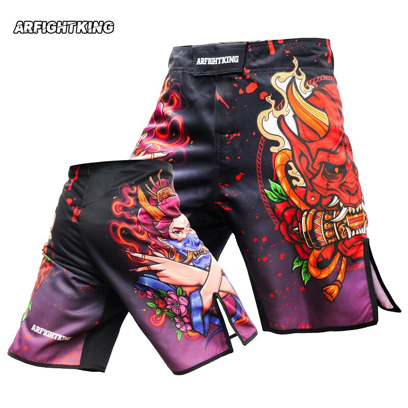 Soft Monkey mma Shorts Jiu-Jitsu Fitness Competition Training Clothing Thai Boxing Sports Pants Men's Fighting Fighting Pants Set