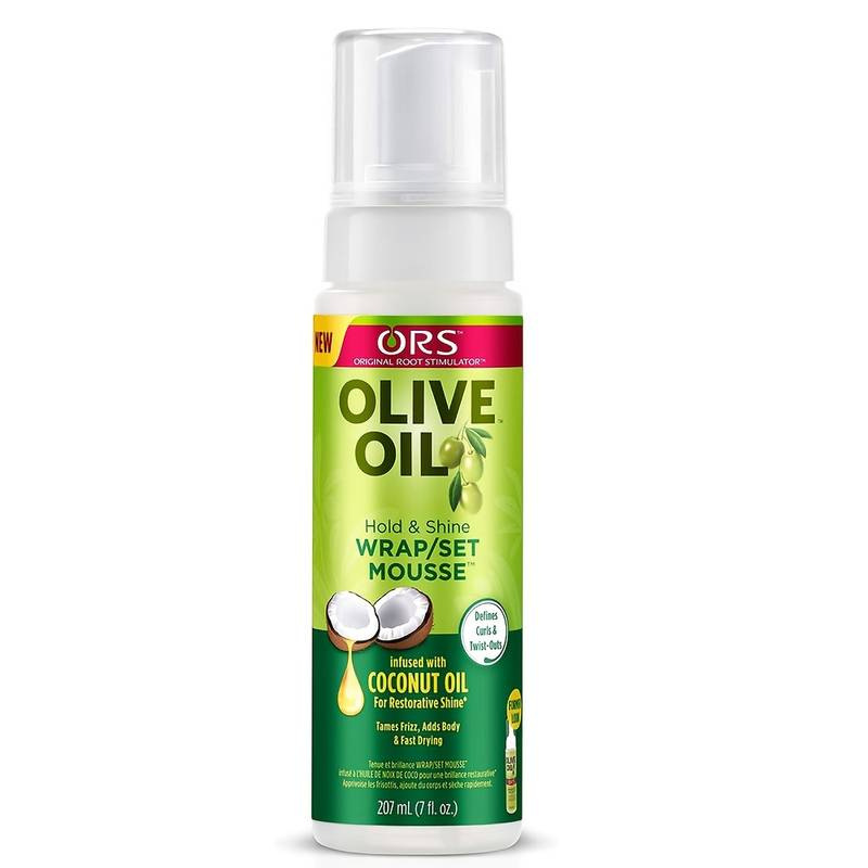 Mousse de estilo transfronterizo Olive Oil ORS Shaping spray para el cabello mousse de espuma de goma seca esponjosa