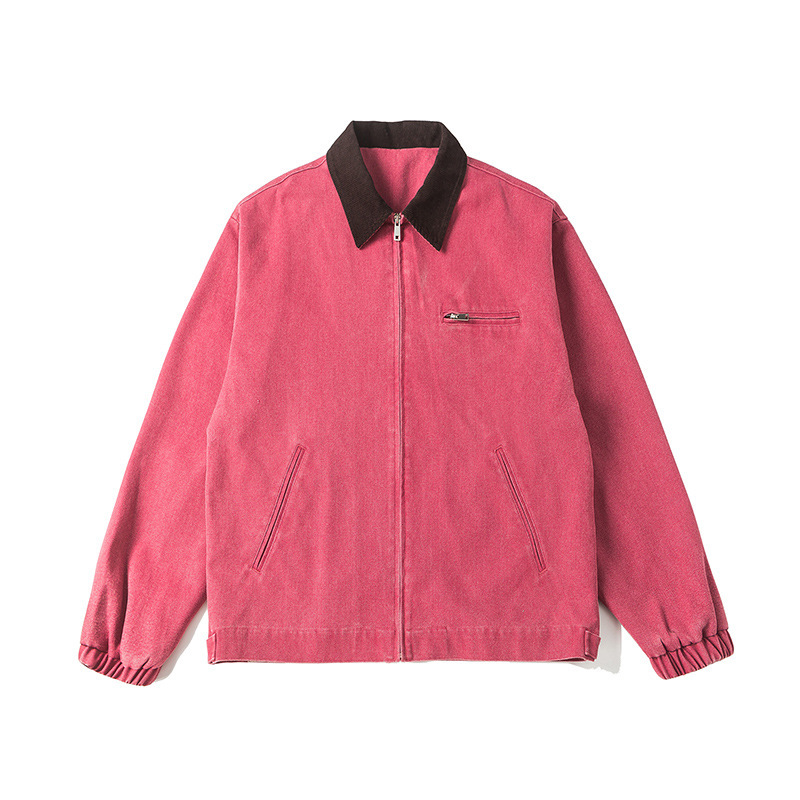 Men's Clothing jacket retro denim style men's and women's same style casual versatile jacket _voghion.com