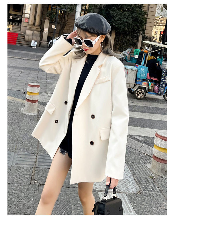 British Style Women's Blazer Jacket High-end Casual Fashion Coat_voghion.com