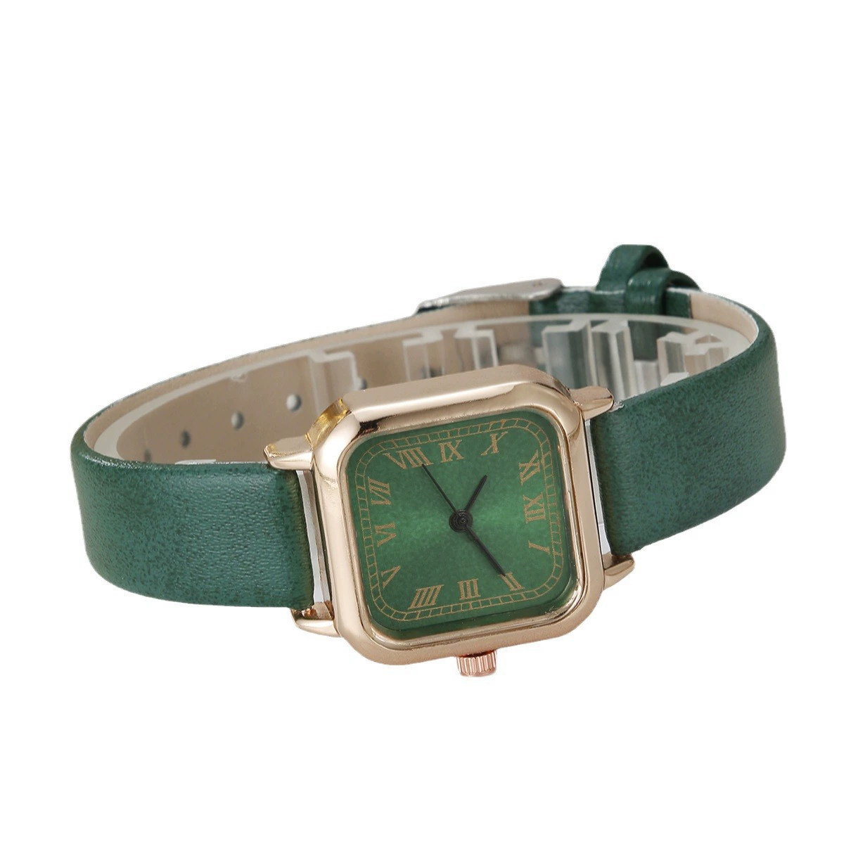 Universal square dial, watch, necklace and earrings, ring, set