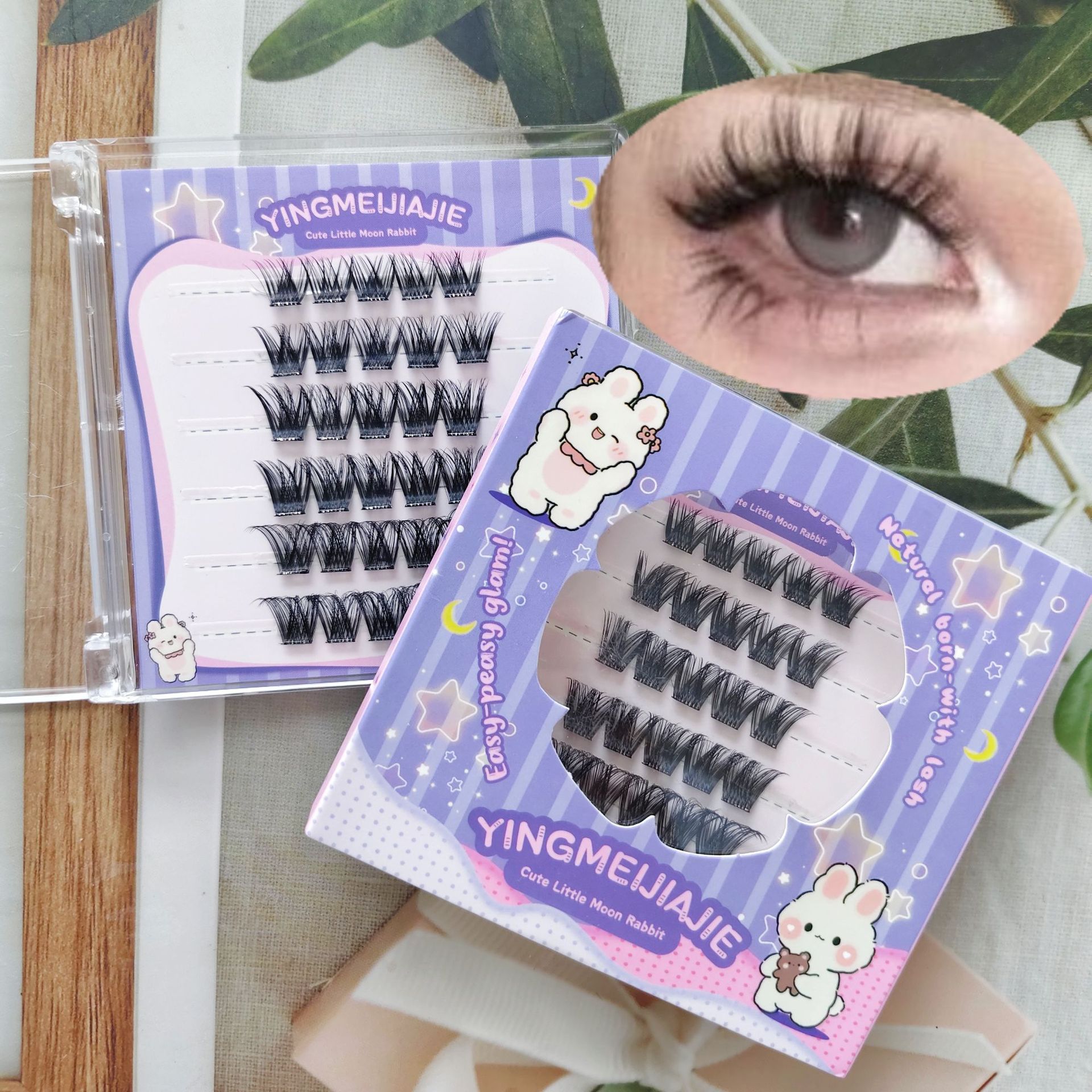 Las pestañas falsas transfronterizas sin pegamento, comercio exterior, pestañas falsas de gran capacidad, pestañas falsas sin pegamento, pestañas falsas de gran volumen, pestañas falsas sin pegamento, pestañas falsas