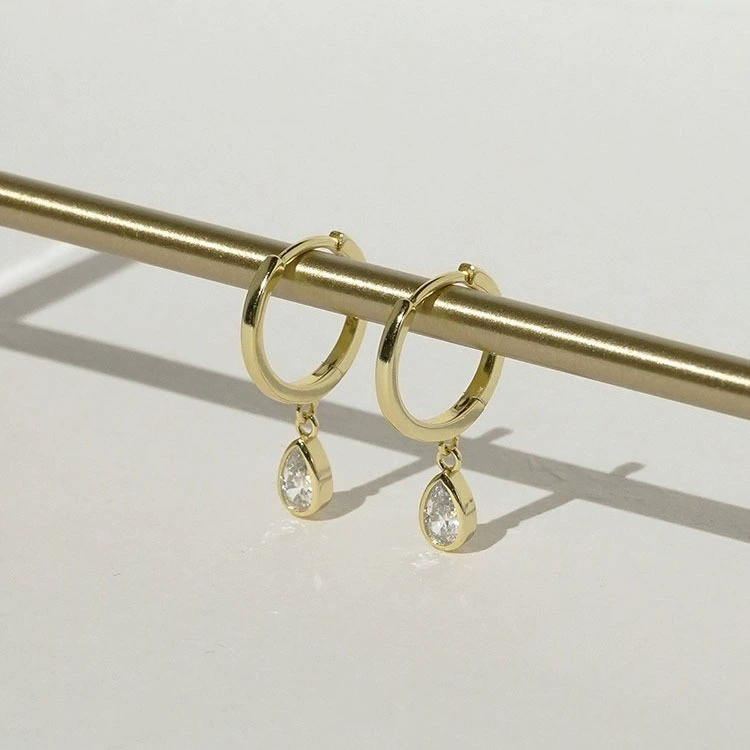Серебряная игла, серьги, образец серебра 925, стиль легкой роскоши