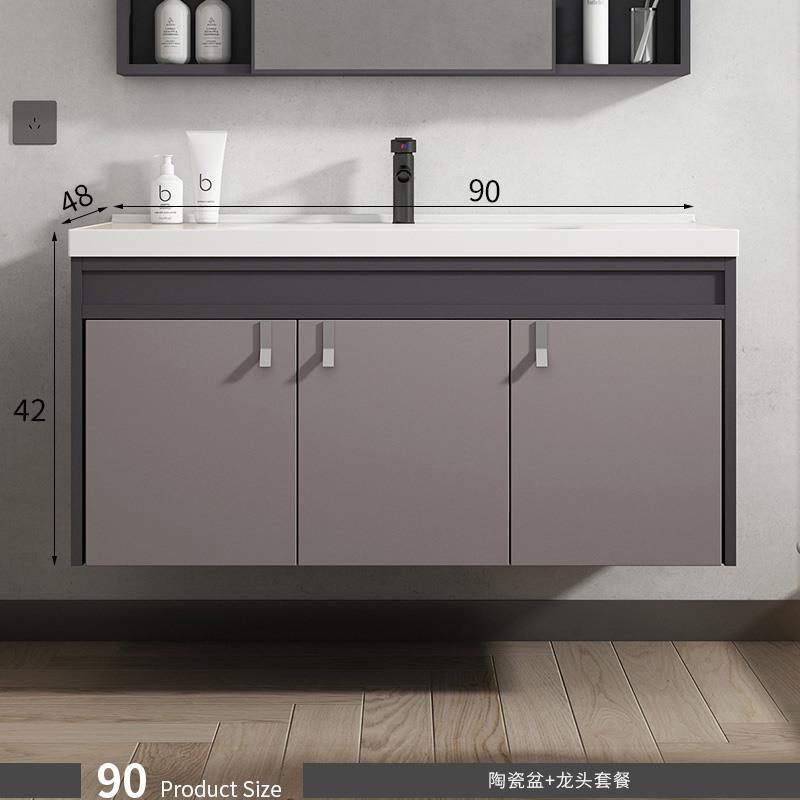 90cm lavabo de cerámica + grifo traje