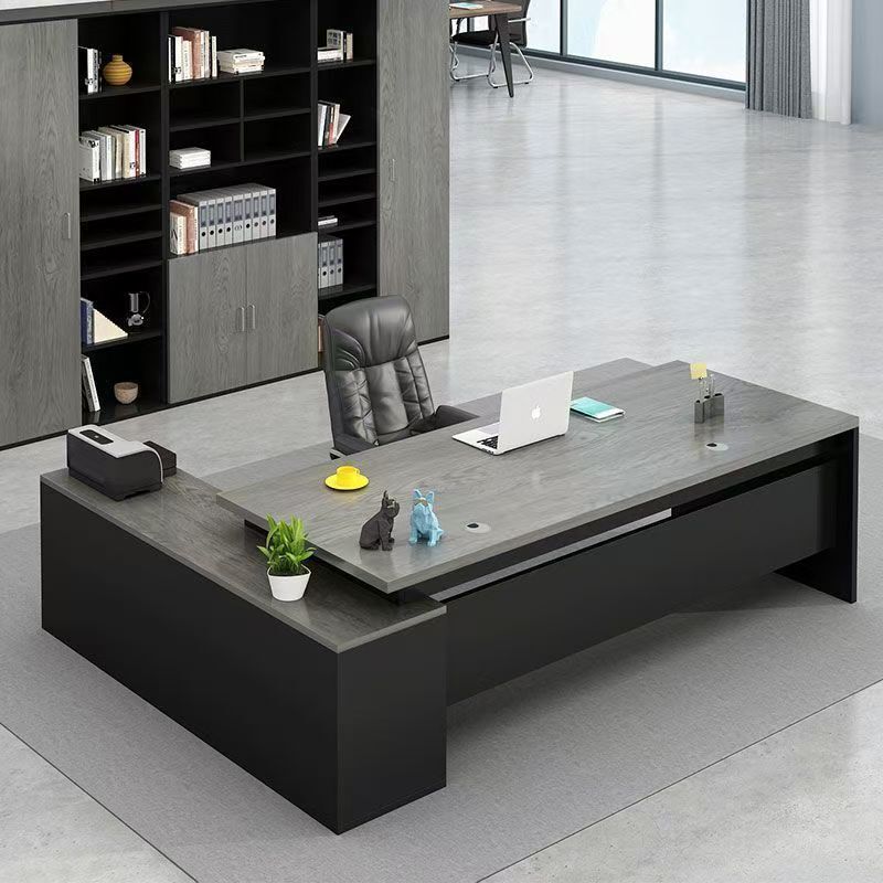 Simple Modern Office Desk, Computer Desk, Executive Desk, Boss Desk, Large Desk, Manager Desk