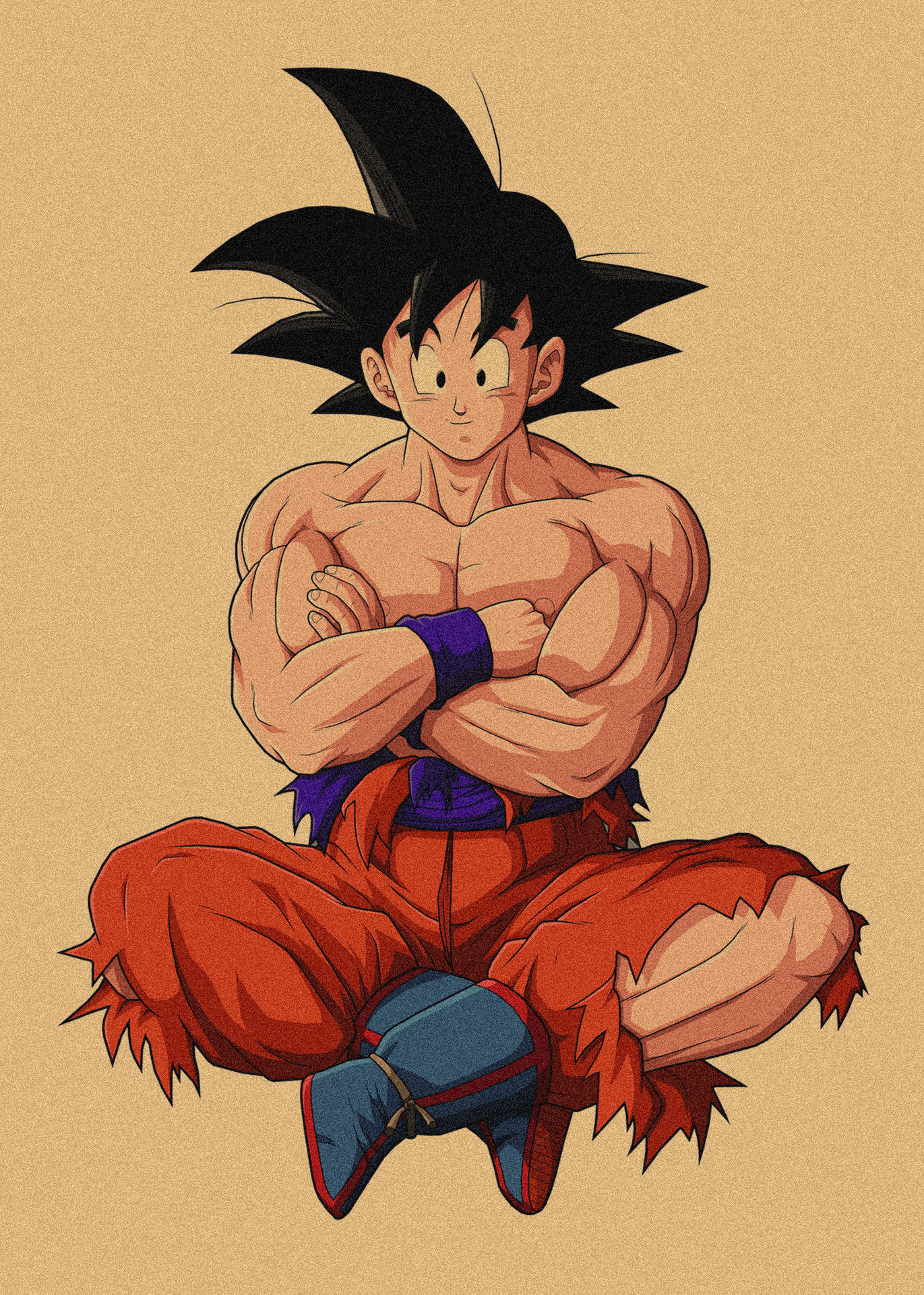 日本式アニメ七龍珠アラレ復古クラフト紙ポスター鳥山明装飾画孫悟空壁画316