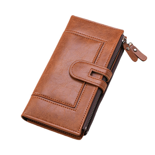 Long-handled women's wallet fashionable phone bag PU leather multi-card slot handbag slim wallet