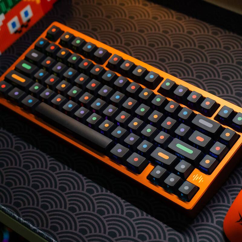 Dot-Sided Translucent Keycaps, Replica of Simple Front-Facing Keycaps with No Characters, Pbt Dye-Sublimation, Original Factory Compatible with Mechanical Keyboards Dot-Sided Translucent Keycaps, Replica of Simple Front-Facing Keycaps with No Characters, Pbt Dye-Sublimation, Original Factory Compatible with Mechanical Keyboards